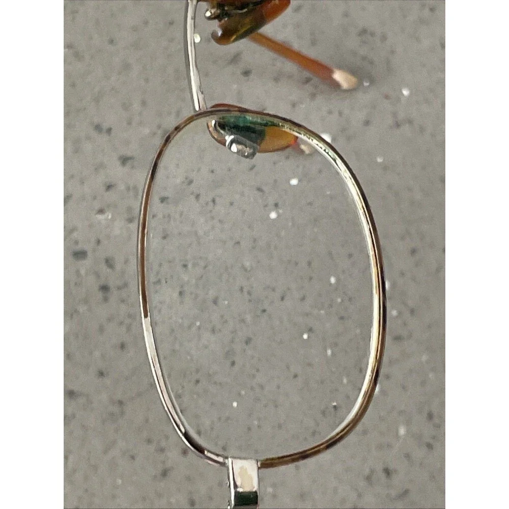 Luxottica Italy LU 1292 T293 50-18-135 Gold Eyeglasses Frames ONLY Full Rim Oval